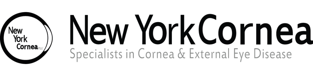 New york cornea logo with tagline : SPECIALISTS IN CORNEA AND EXTERNAL EYE DISEASE