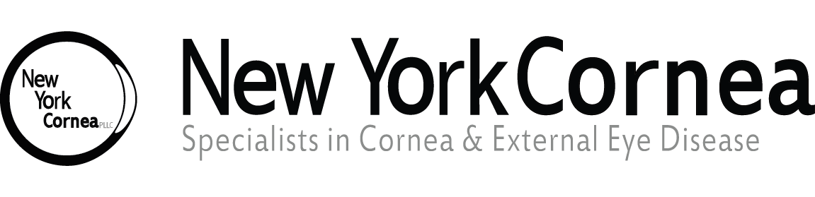 New york cornea logo with tagline : SPECIALISTS IN CORNEA AND EXTERNAL EYE DISEASE